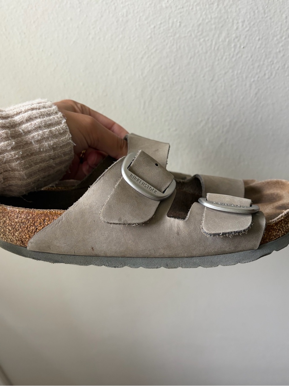 Birkenstock Arizona Big Buckle Sandals - Dove Gray - Picture 4 of 8